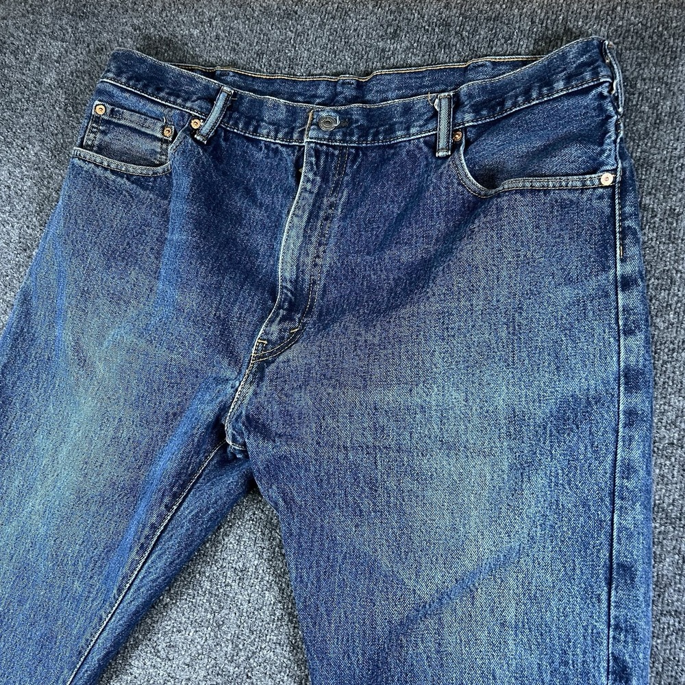 Levi's 517 Bootcut Fit Jeans Mens‎ 40x27 Blue Denim Cotton Mid Rise Medium Wash